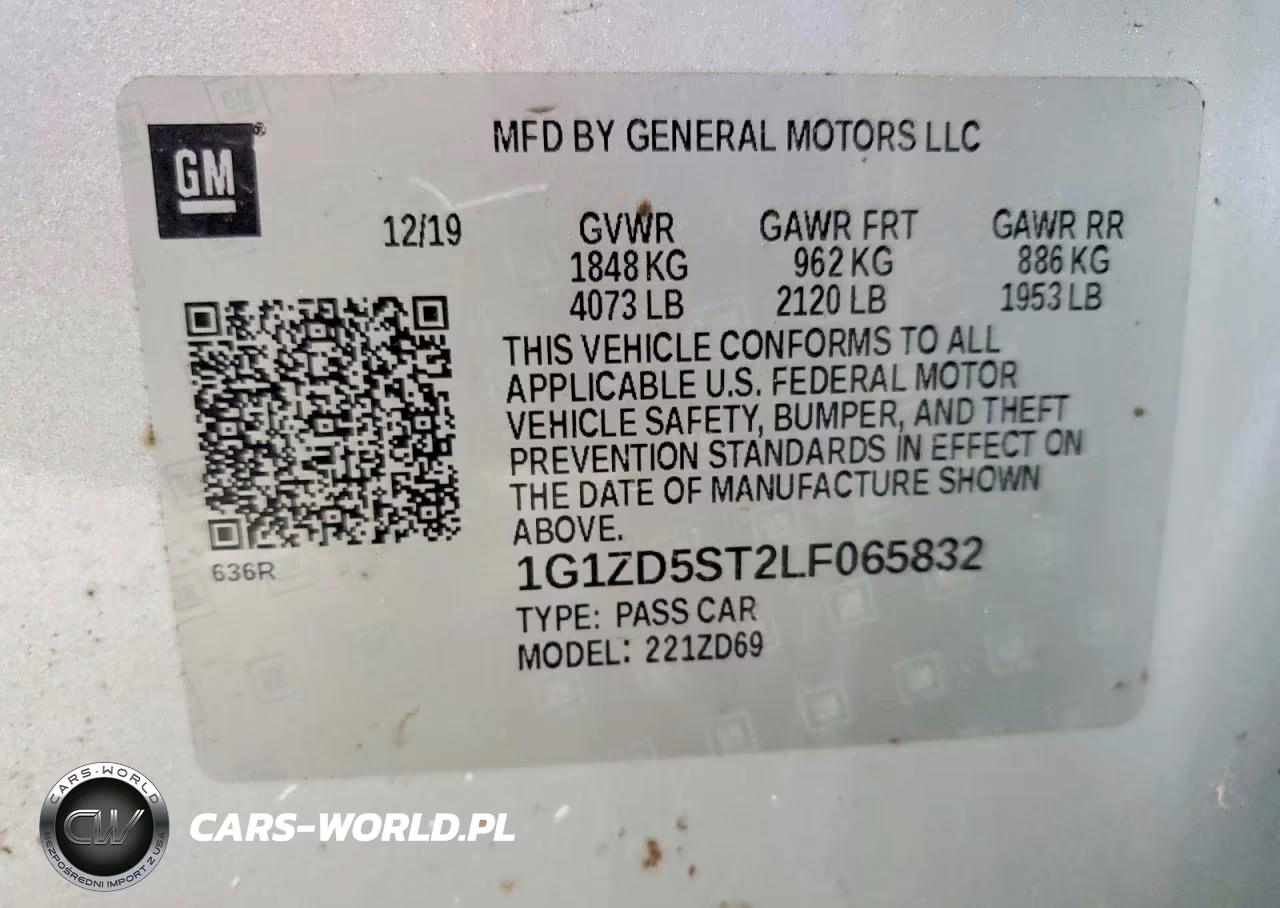 2020 Chevrolet Malibu Lt VIN:1G1ZD5ST2LF065832 - 12