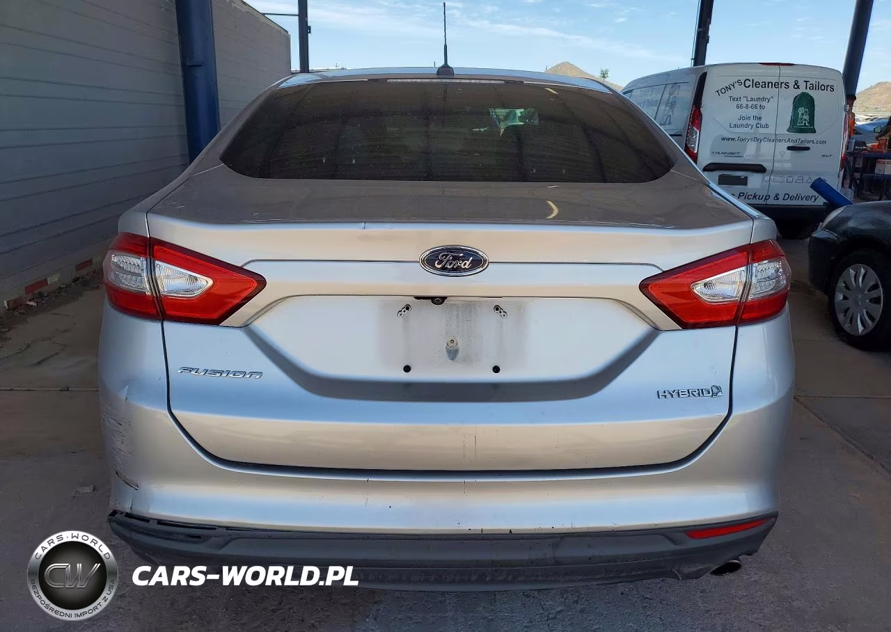 2016 Ford Fusion S Hybrid VIN:3FA6P0UU3GR356753 - 6