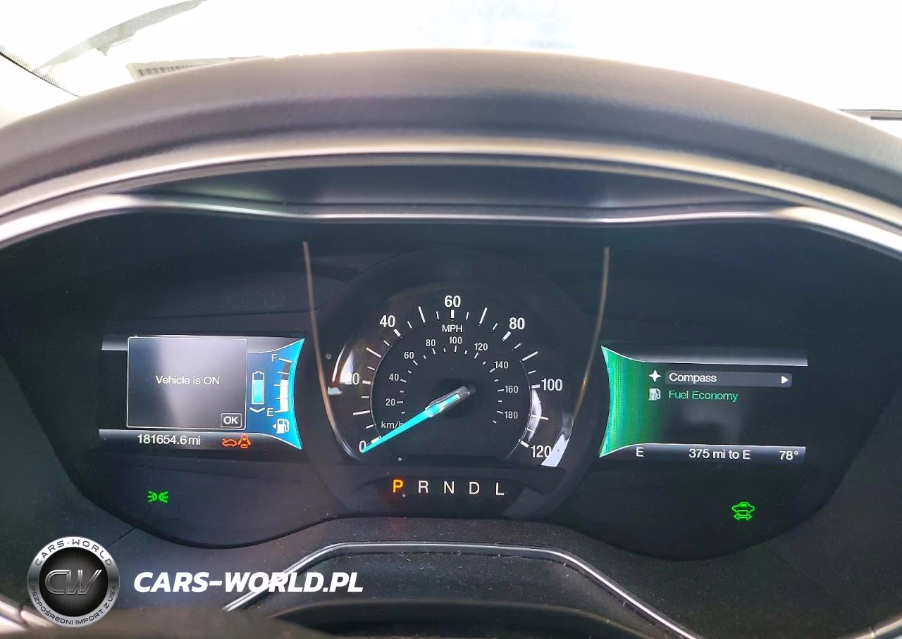 2016 Ford Fusion S Hybrid VIN:3FA6P0UU3GR356753 - 9
