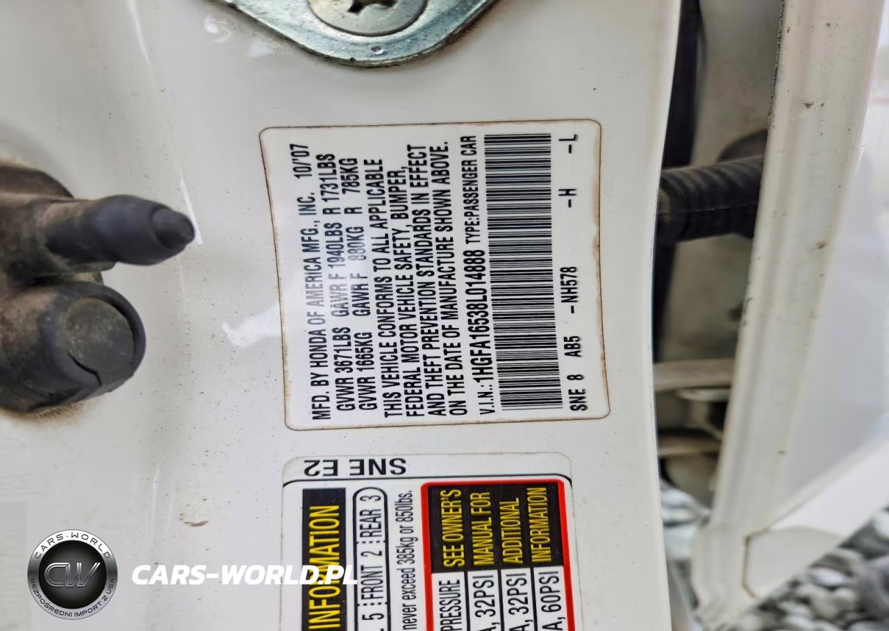 2008 Honda Civic Lx VIN:1HGFA16538L014888 - 13