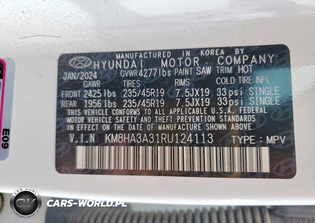2024 Hyundai Kona N Line VIN:KM8HA3A31RU124113 - 14