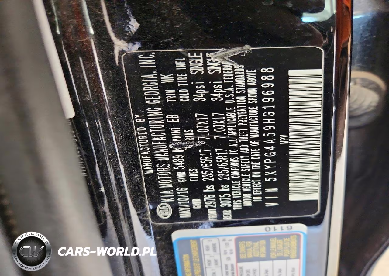 2017 Kia Sorento Lx V6 VIN:5XYPG4A59HG196988 - 13