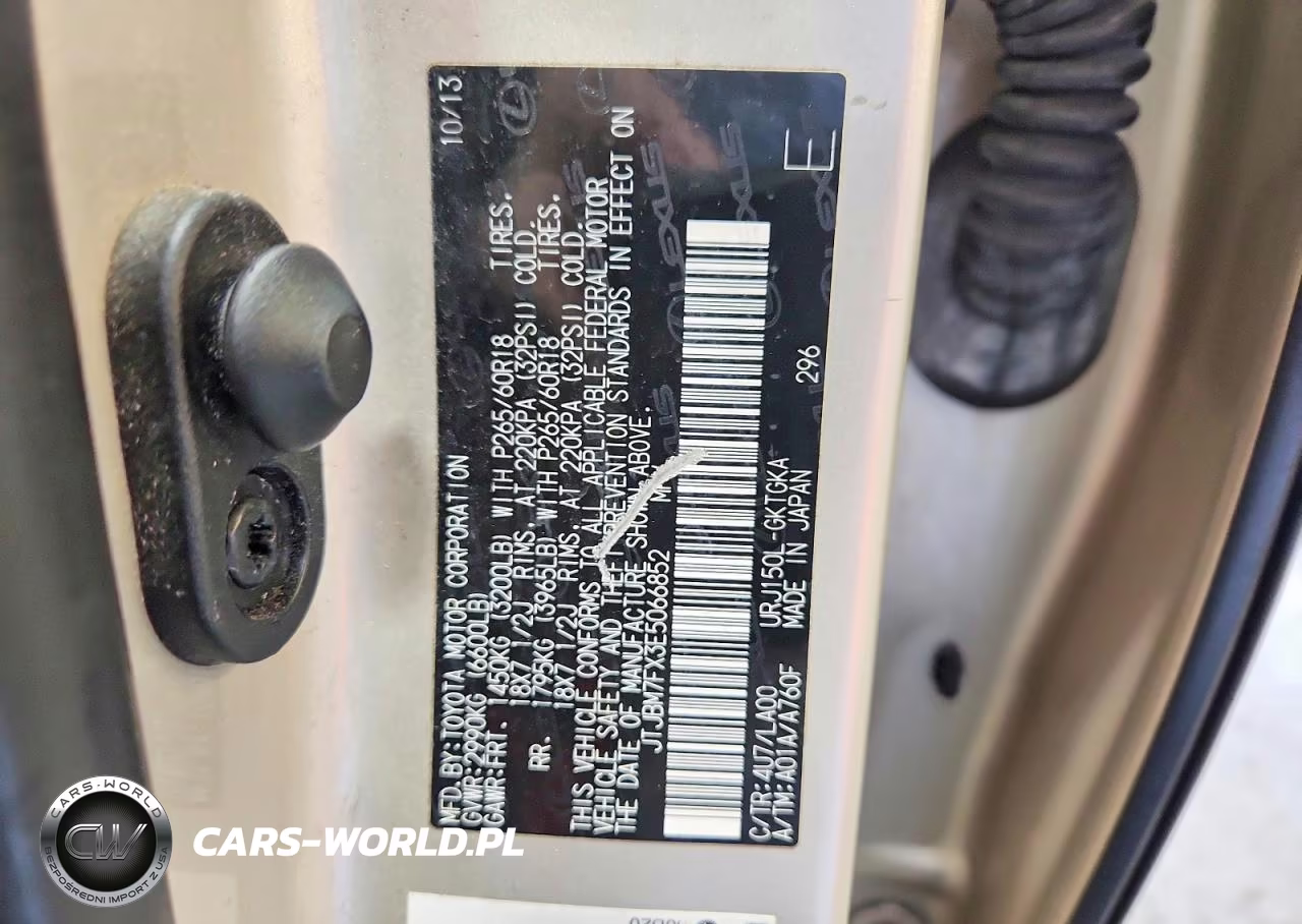 2014 Lexus Gx 460 VIN:JTJBM7FX3E5066852 - 13