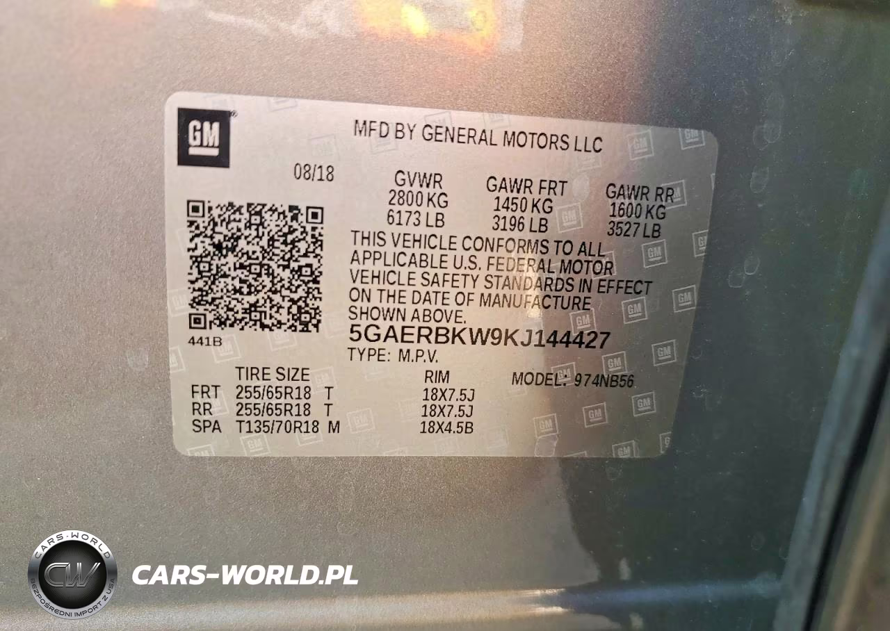 2019 Buick Enclave Essence VIN:5GAERBKW9KJ144427 - 13