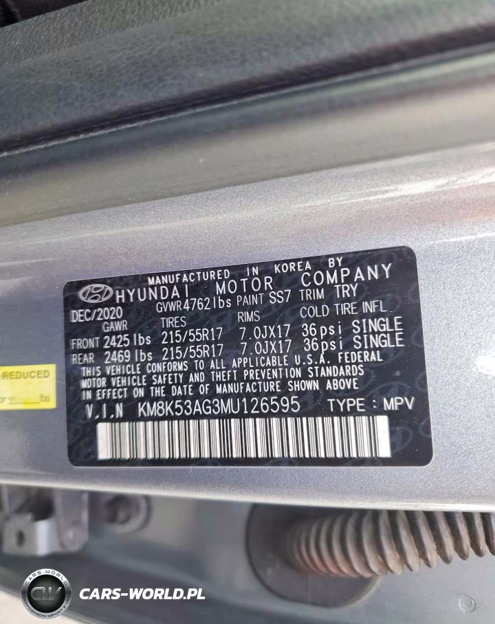 2021 Hyundai Kona Ultimate VIN:KM8K53AG3MU126595 - 13