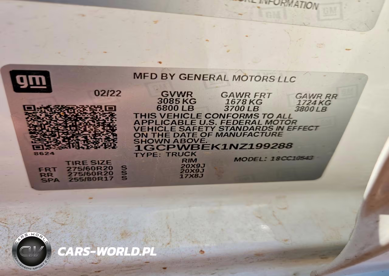 2022 Chevrolet Silverado Ltd C1500 Custom VIN:1GCPWBEK1NZ199288 - 12