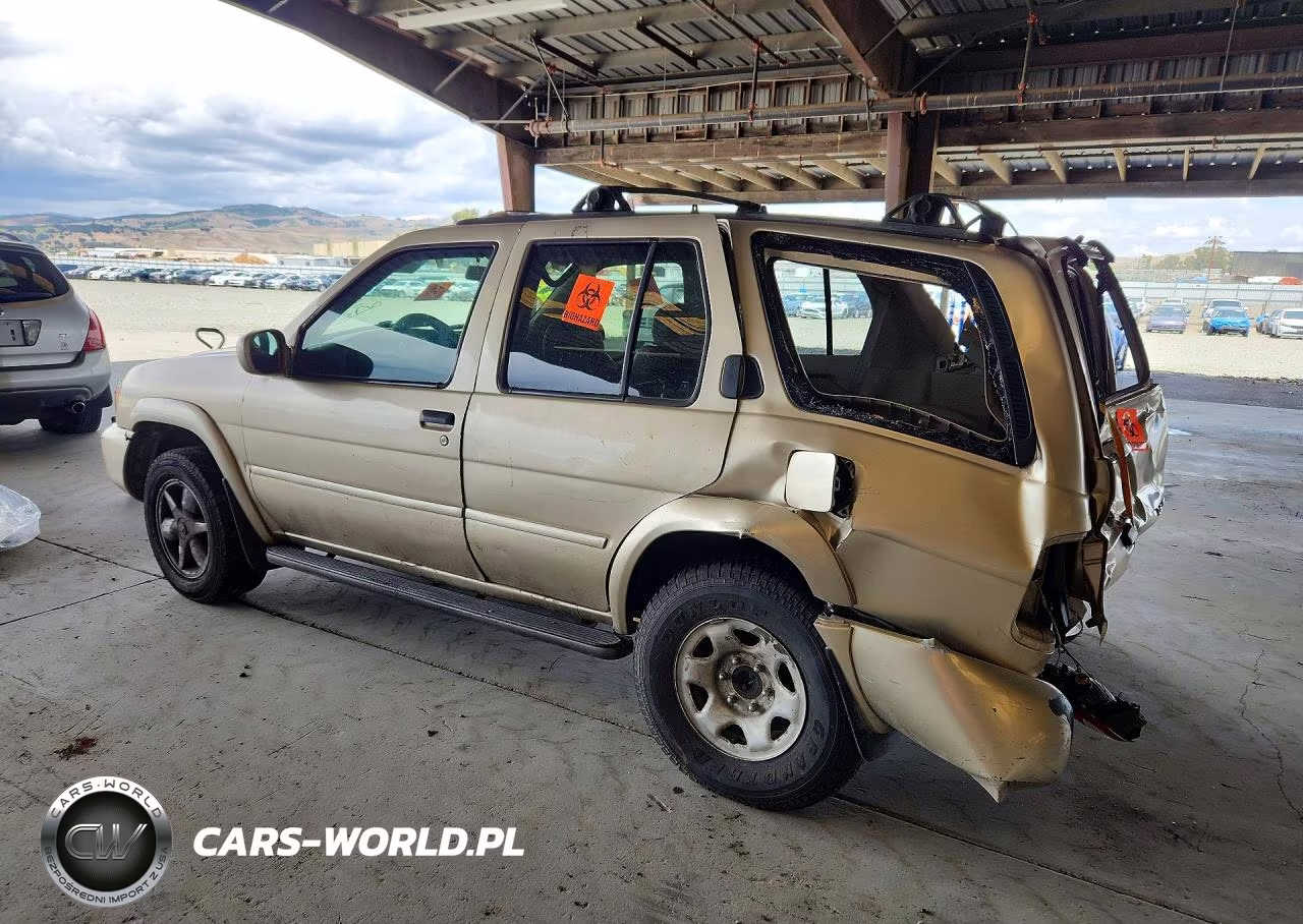 2001 Nissan Pathfinder Se VIN:JN8DR09X21W580619 - 2