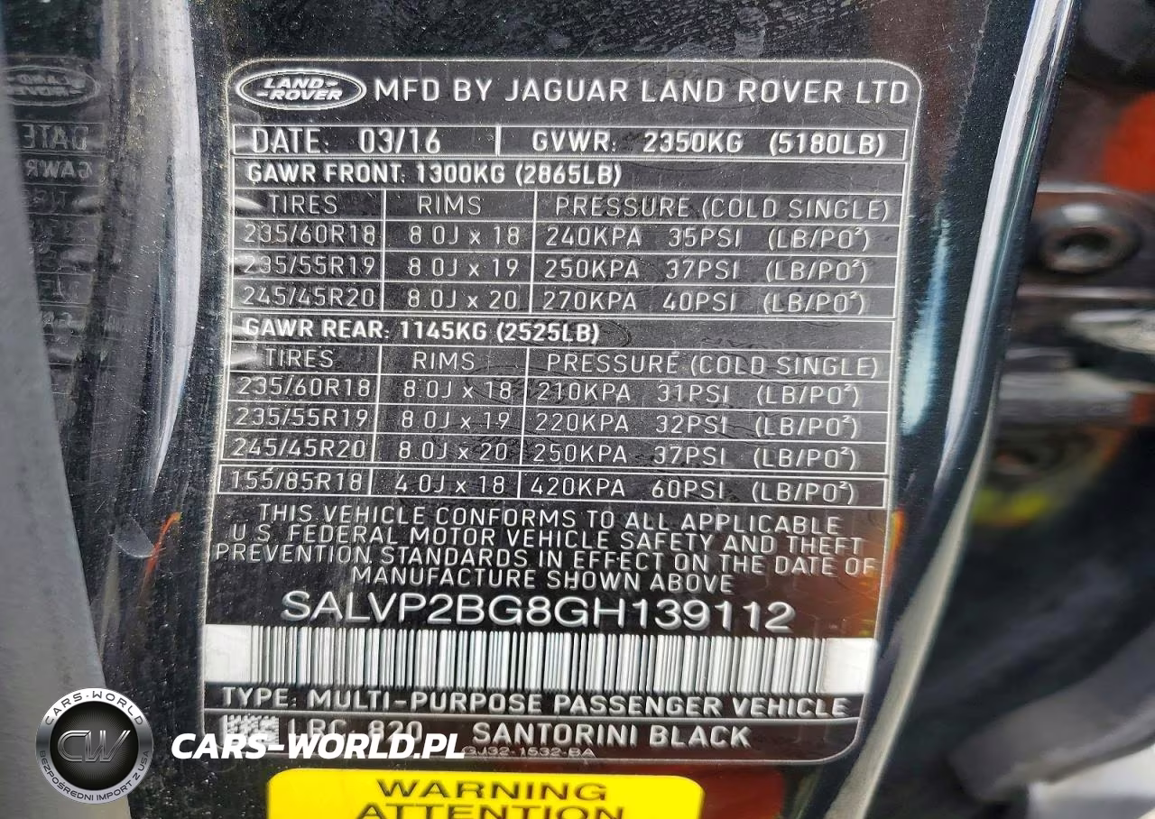 2016 Land Rover Range Rover Evoque Se VIN:SALVP2BG8GH139112 - 13