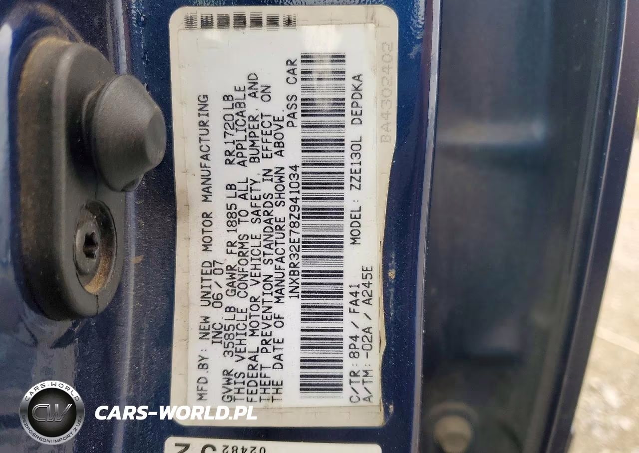 2008 Toyota Corolla Ce VIN:1NXBR32E78Z941034 - 13