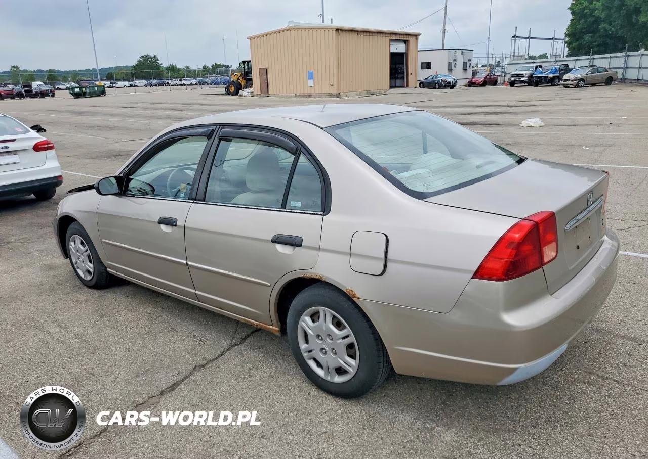 2001 Honda Civic Lx VIN:2HGES16591H523511 - 2