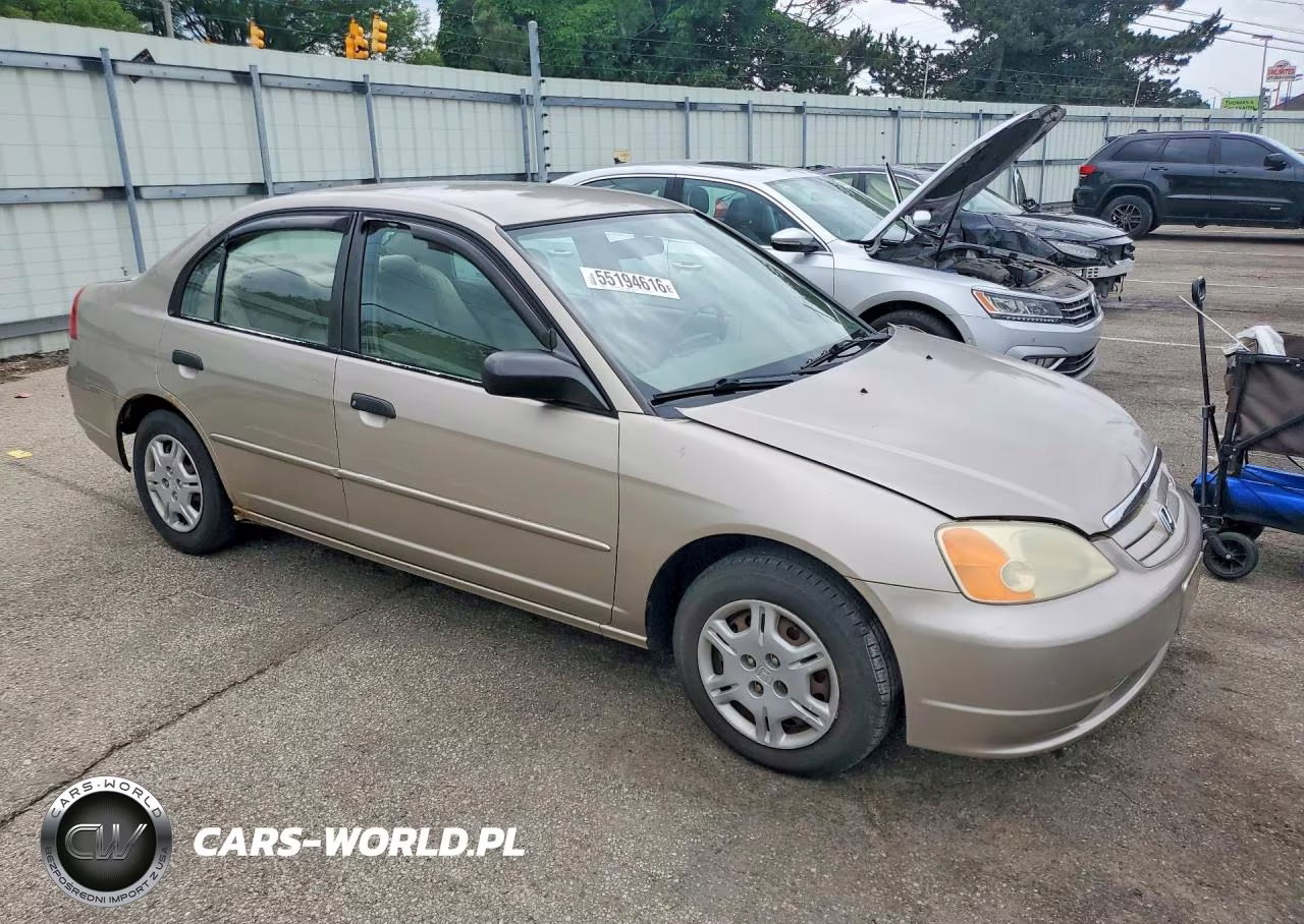 2001 Honda Civic Lx VIN:2HGES16591H523511 - 4