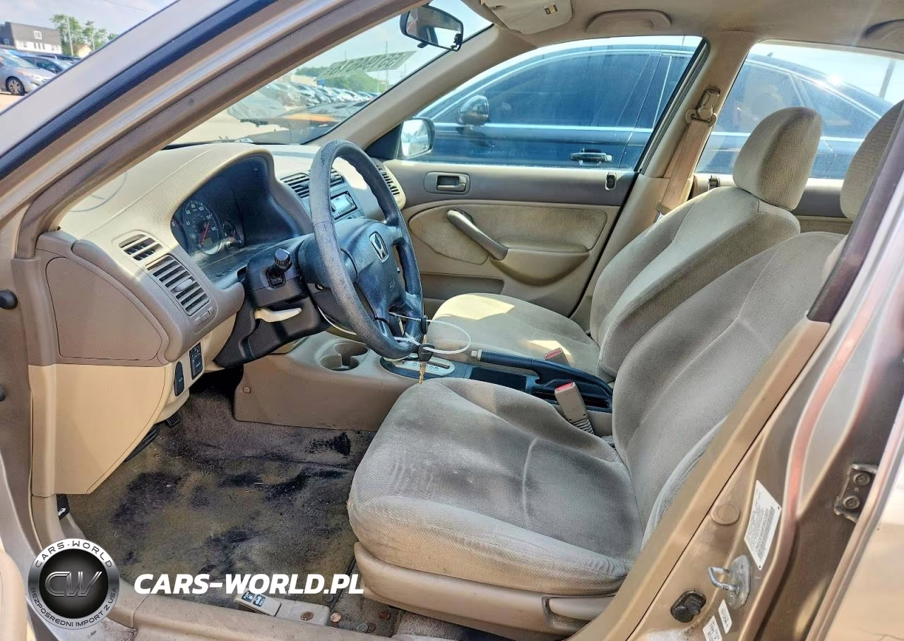 2001 Honda Civic Lx VIN:2HGES16591H523511 - 7