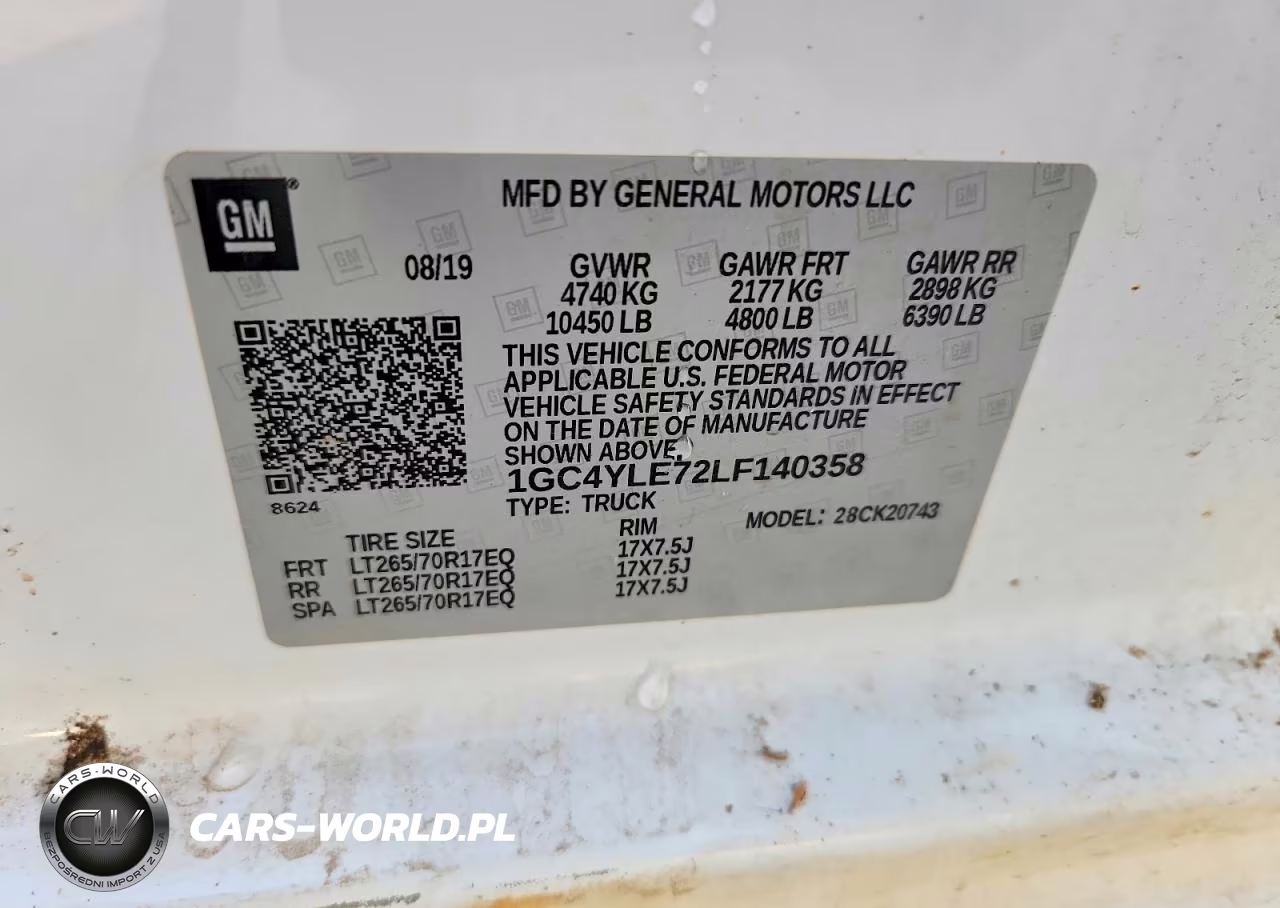 2020 Chevrolet Silverado K2500 Heavy Duty VIN:1GC4YLE72LF140358 - 12