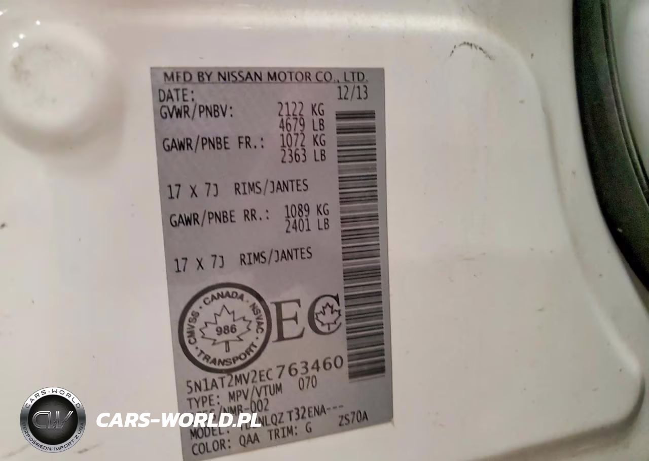 2014 Nissan Rogue S VIN:5N1AT2MV2EC763460 - 13