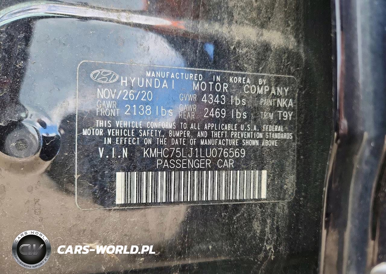 2020 Hyundai Ioniq Se VIN:KMHC75LJ1LU076569 - 13