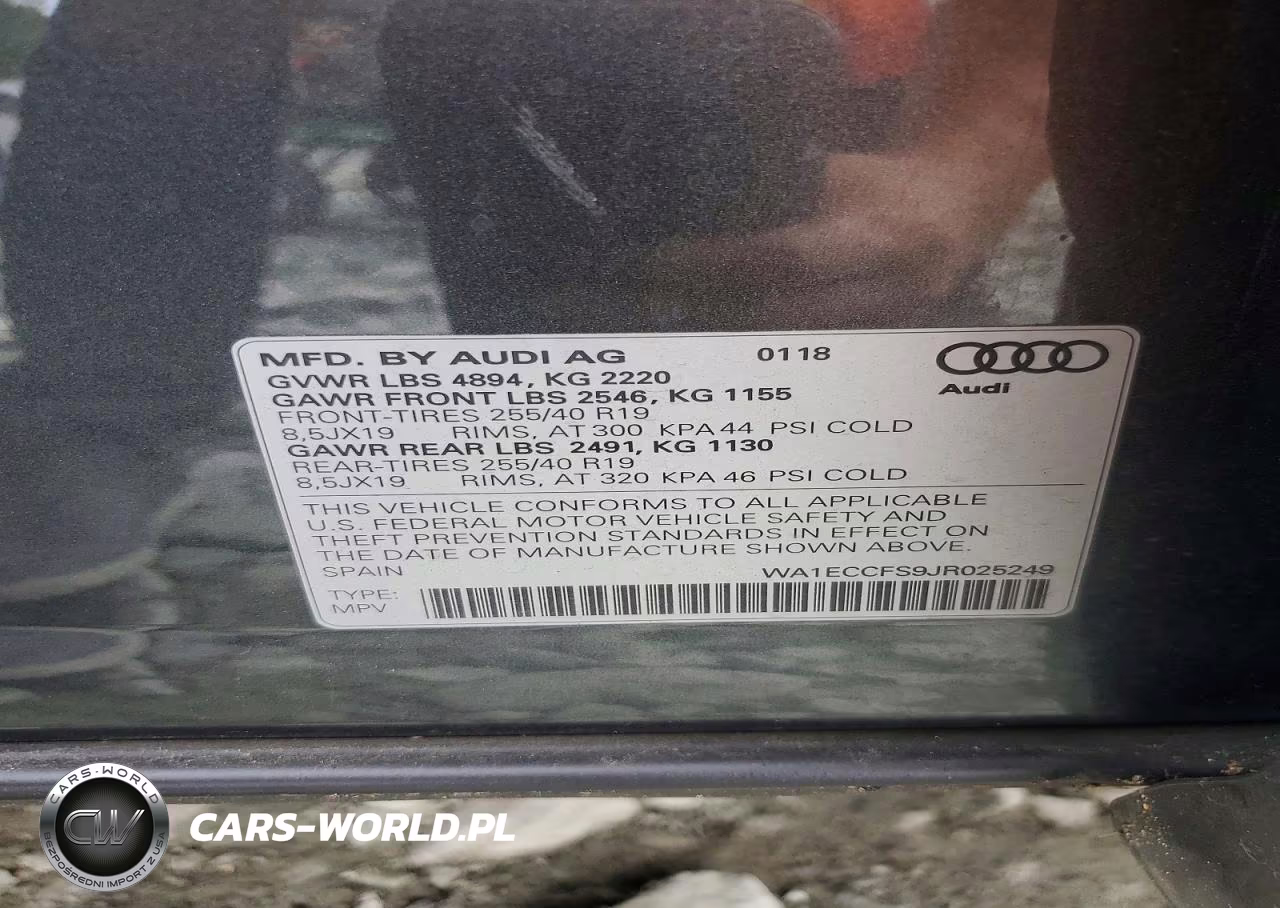 2018 Audi Q3 Premium VIN:WA1ECCFS9JR025249 - 13