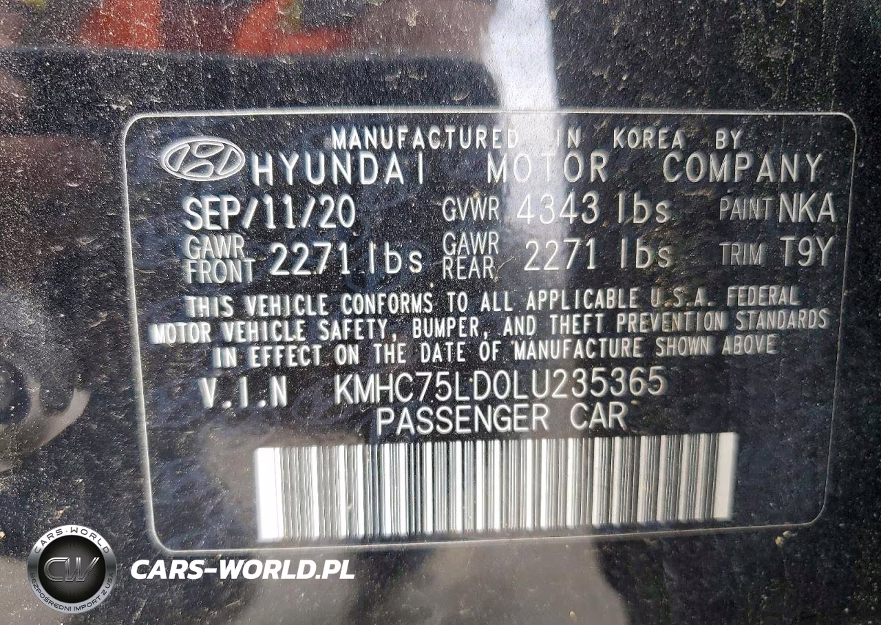 2020 Hyundai Ioniq Sel VIN:KMHC75LD0LU235365 - 13
