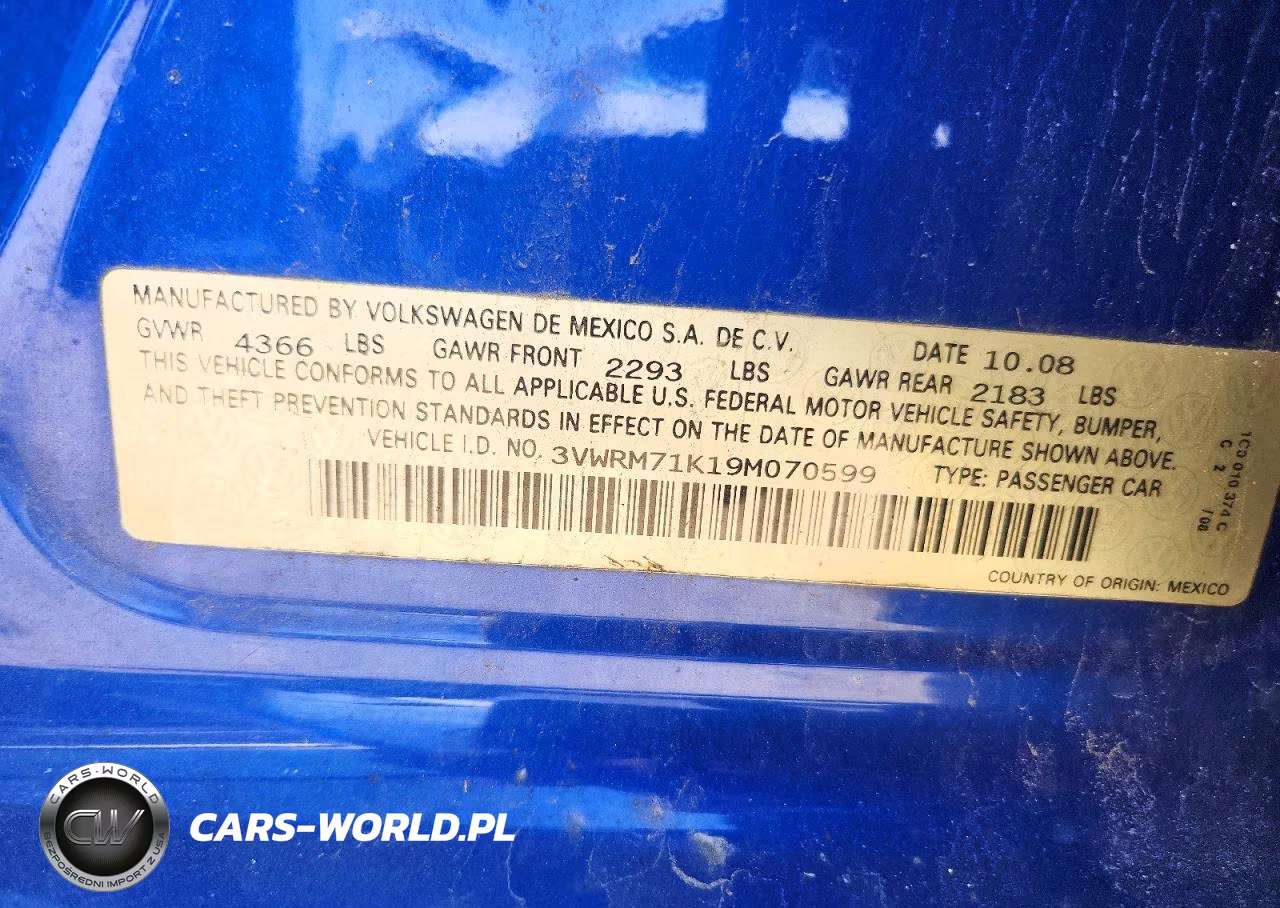 2009 Volkswagen Jetta Se VIN:3VWRM71K19M070599 - 13