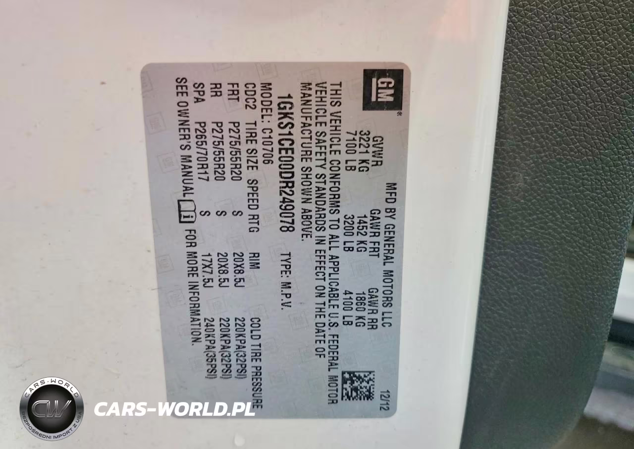 2013 GMC Yukon Slt VIN:1GKS1CE00DR249078 - 13