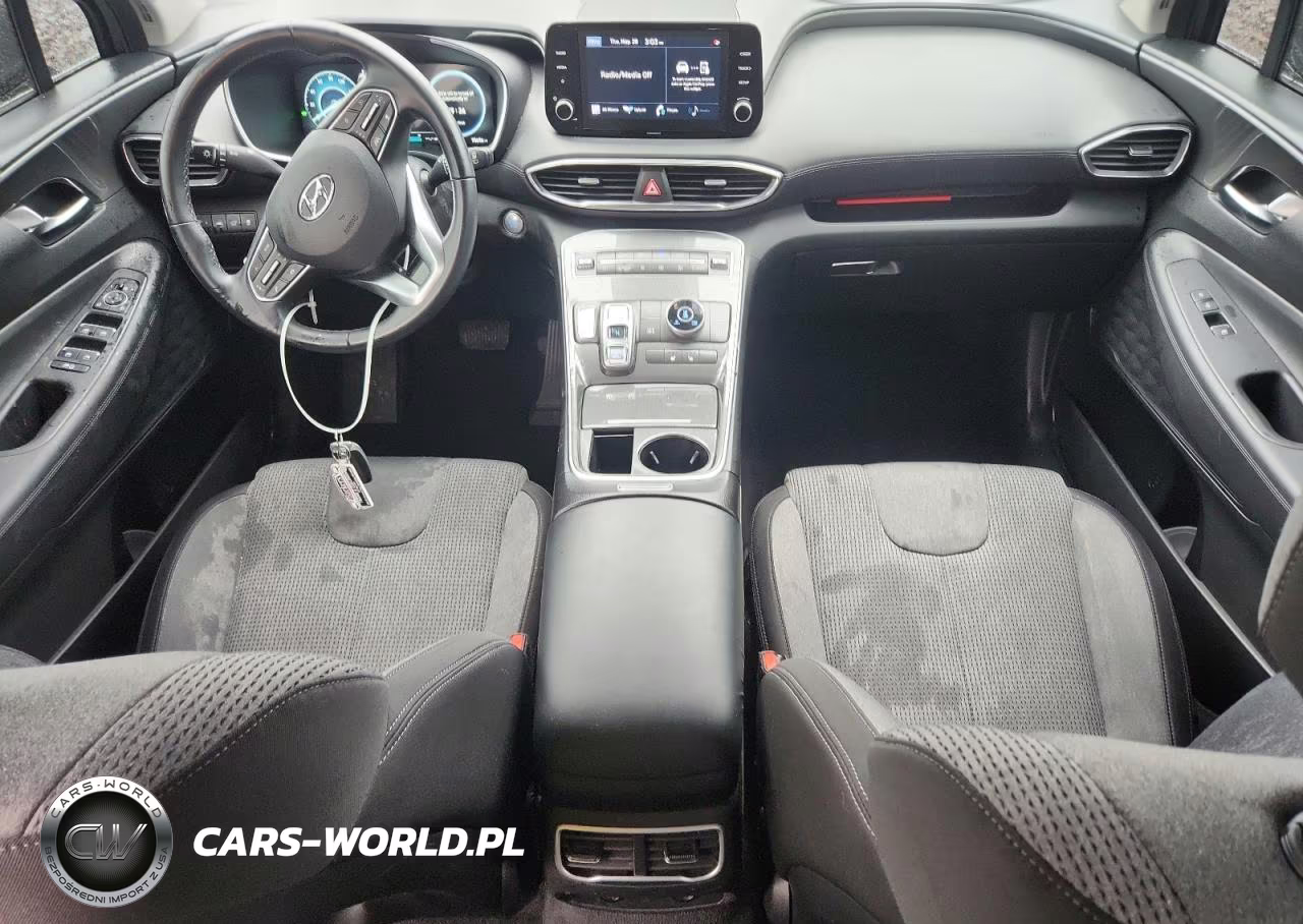 2022 Hyundai Santa Fe Blue VIN:KM8S2DA1XNU028515 - 7