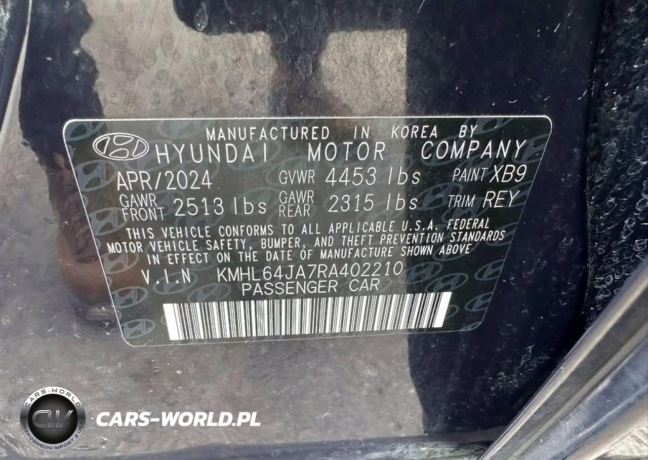 2024 Hyundai Sonata Sel VIN:KMHL64JA7RA402210 - 10