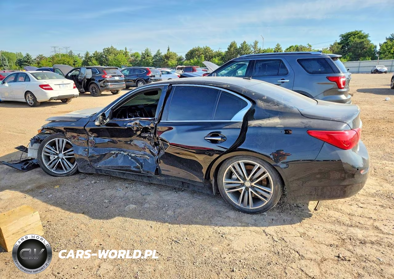 2014 Infiniti Q50 Sport VIN:JN1BV7AR2EM690336 - 2