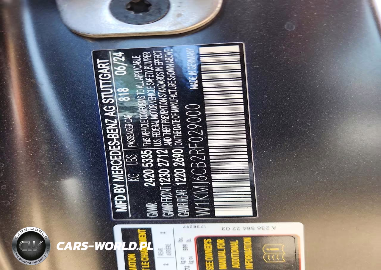 2024 Mercedes-Benz Cle Amg 53 4Matic VIN:W1KMJ6CB2RF029000 - 12