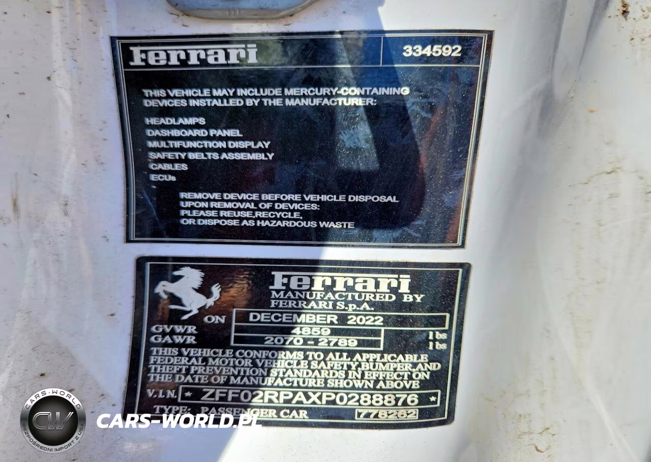 2023 Ferrari Portofino M VIN:ZFF02RPAXP0288876 - 12
