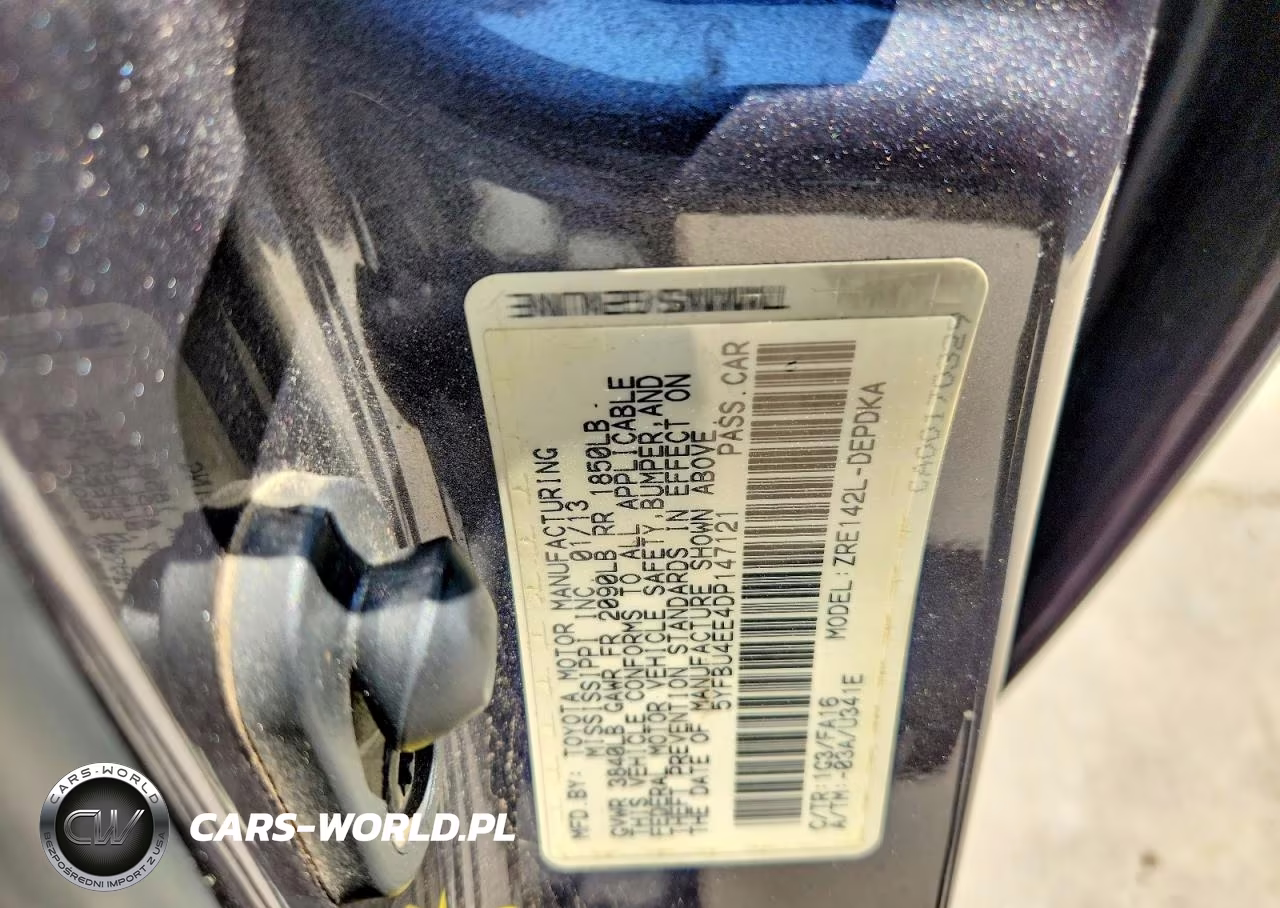 2013 Toyota Corolla L VIN:5YFBU4EE4DP147121 - 13