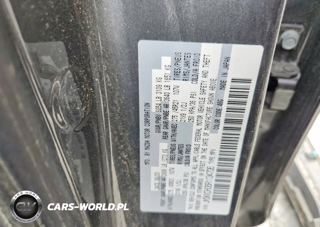 2024 Mazda Cx-90 Premium VIN:JM3KKDHD6R1134706 - 13