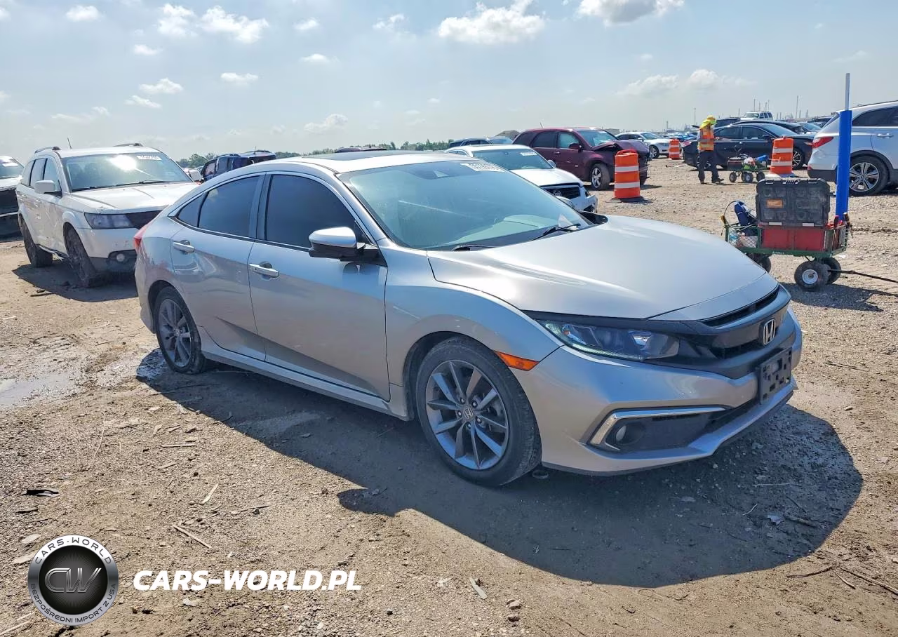 2019 Honda Civic Exl VIN:JHMFC1F7XKX007543 - 4