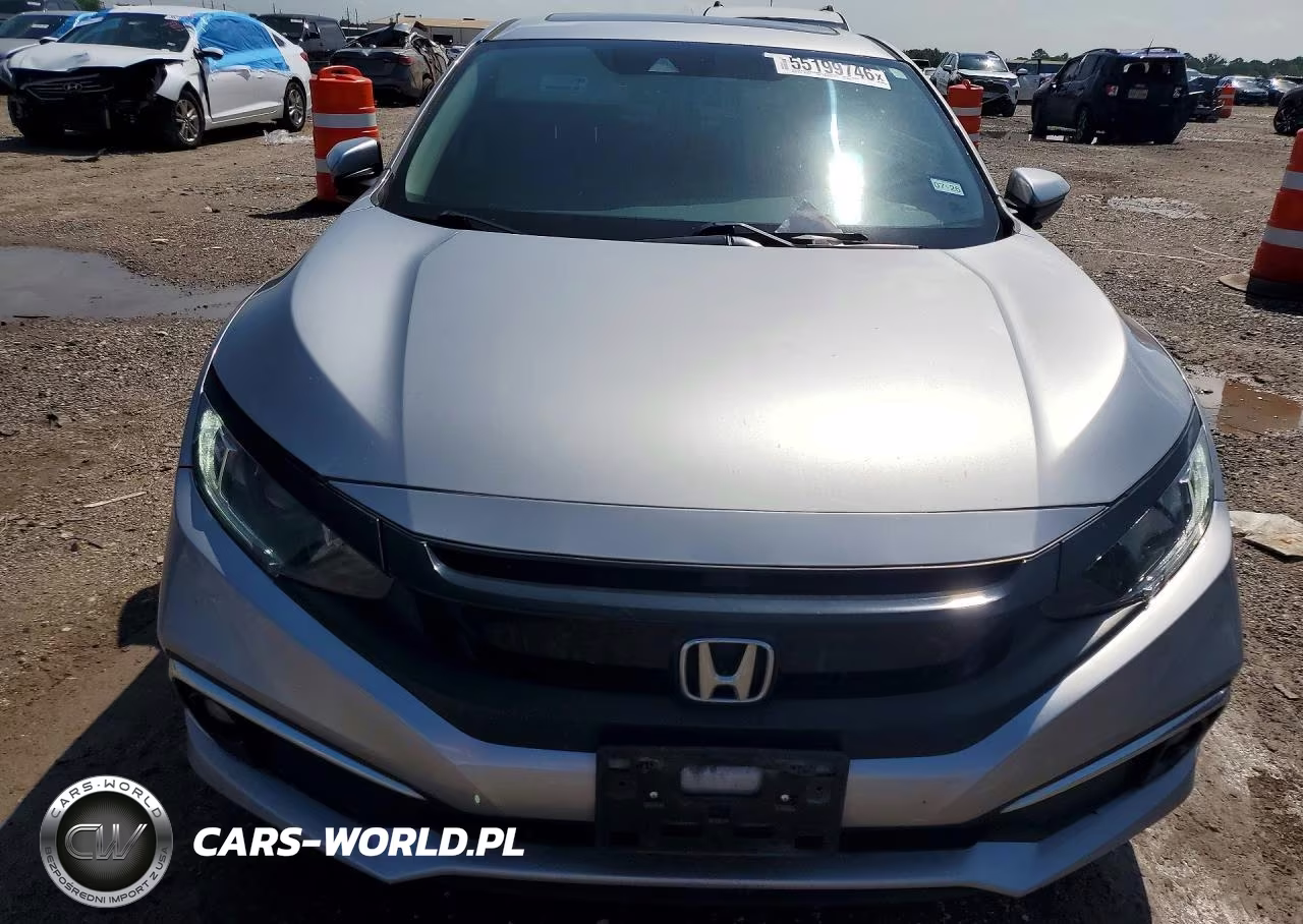 2019 Honda Civic Exl VIN:JHMFC1F7XKX007543 - 5