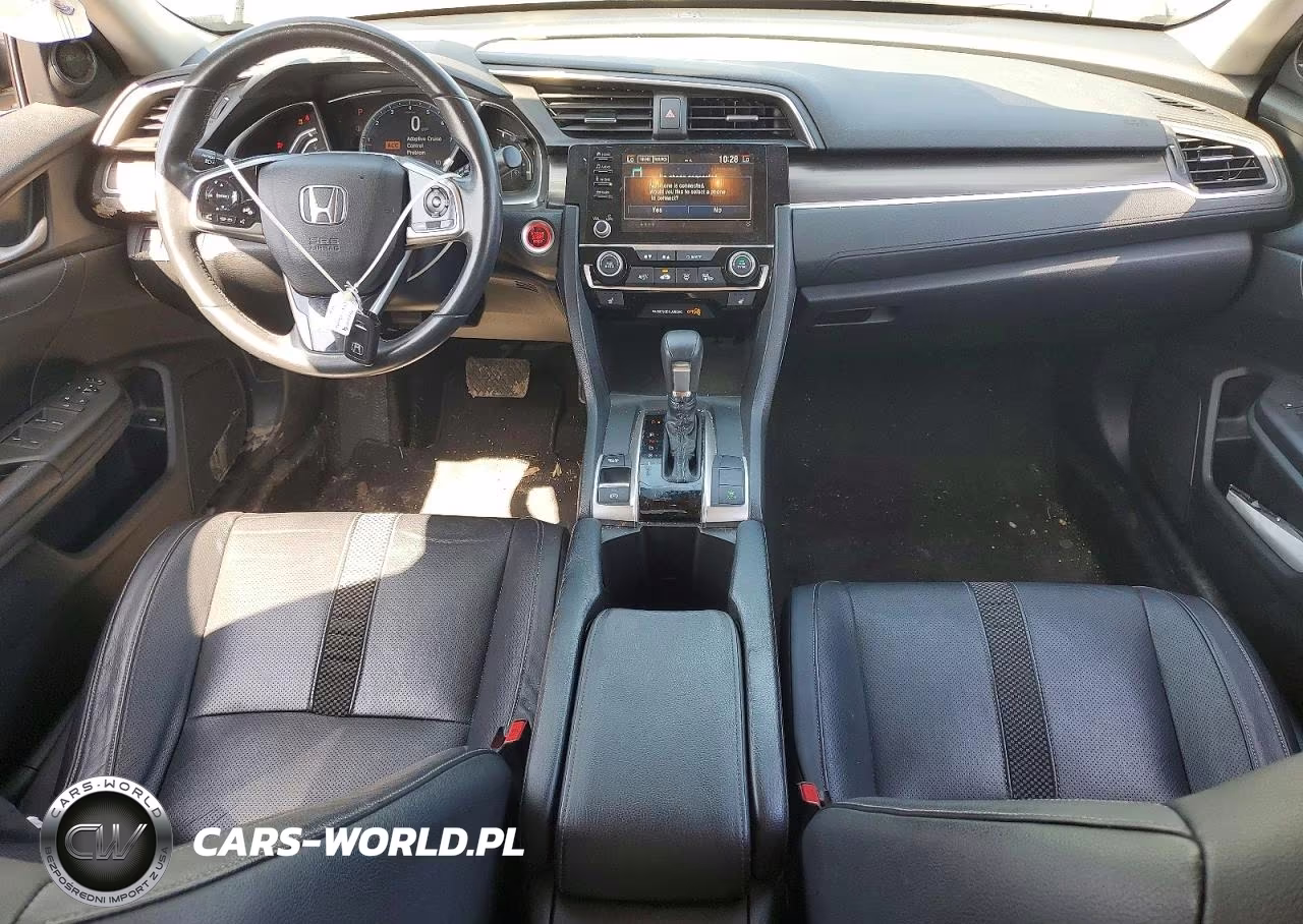2019 Honda Civic Exl VIN:JHMFC1F7XKX007543 - 8