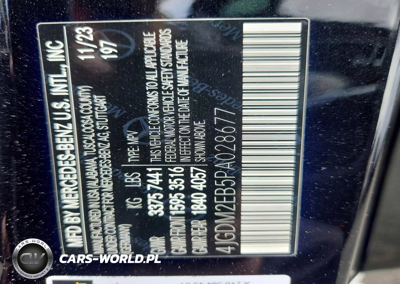 2023 Mercedes-Benz Eqs Suv 450 4Matic VIN:4JGDM2EB5PA028677 - 14