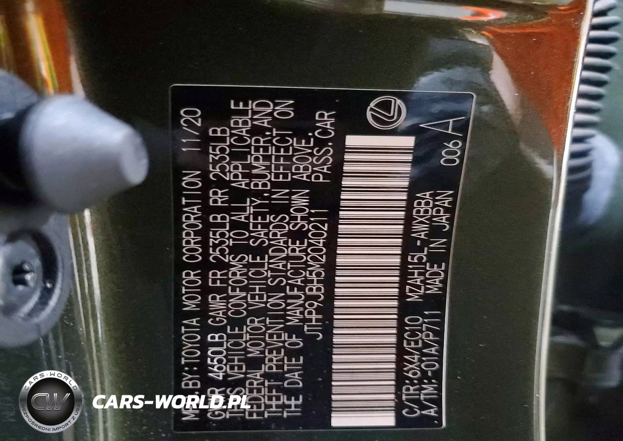 2021 Lexus Ux 250H VIN:JTHP9JBH5M2040211 - 14