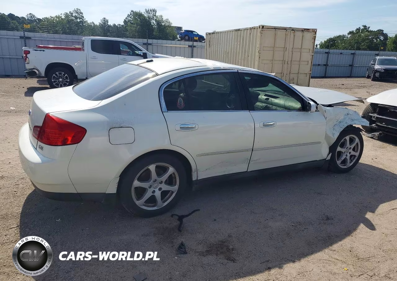 2004 Infi G35 VIN:JNKCV51E34M613667 - 3