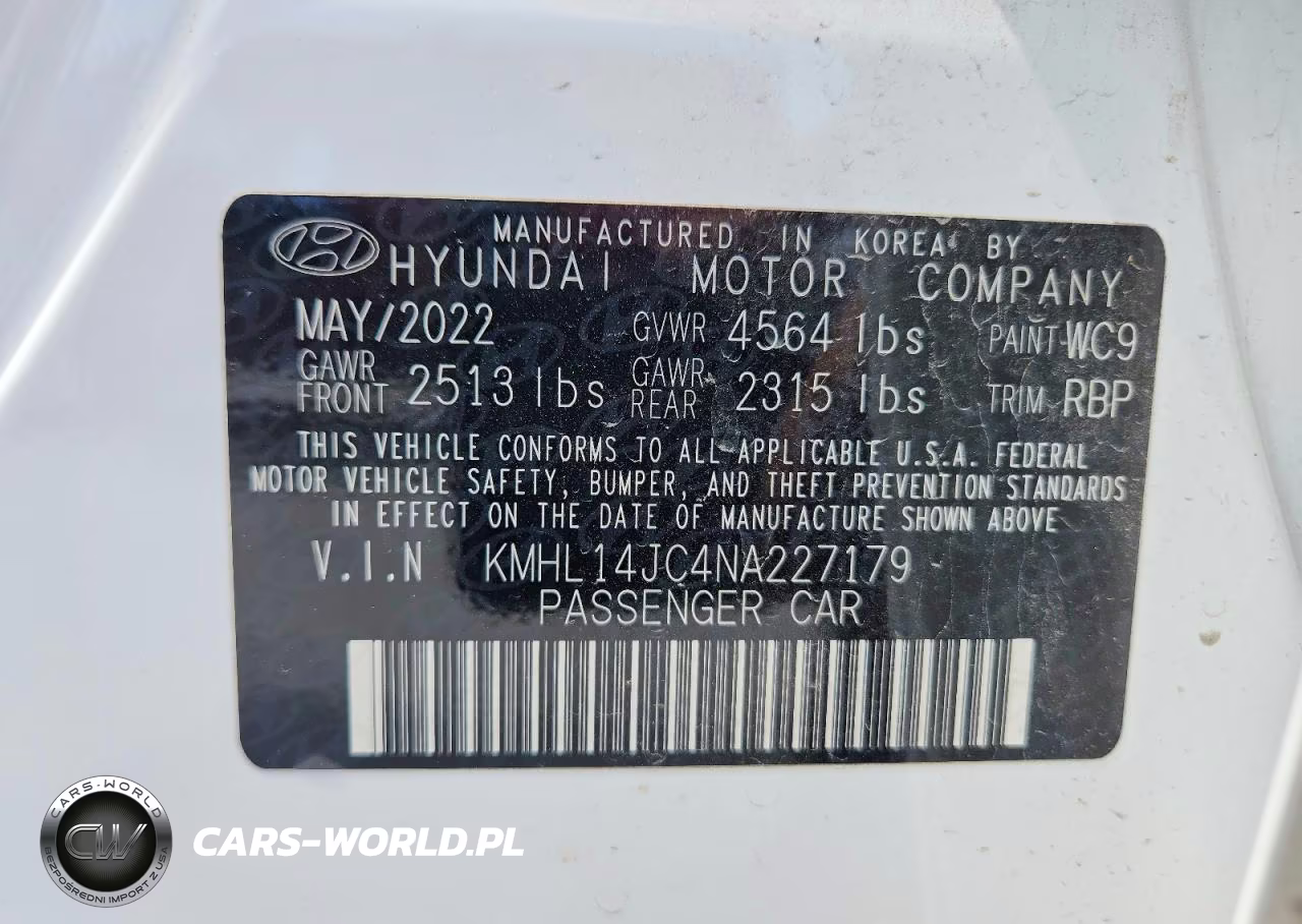 2022 Hyundai Sonata N Line VIN:KMHL14JC4NA227179 - 12