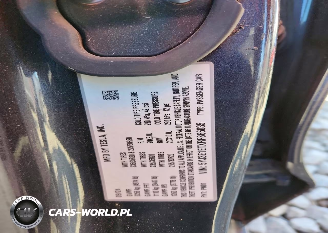 2024 Tesla Model 3 VIN:5YJ3E1ETXRF866035 - 13