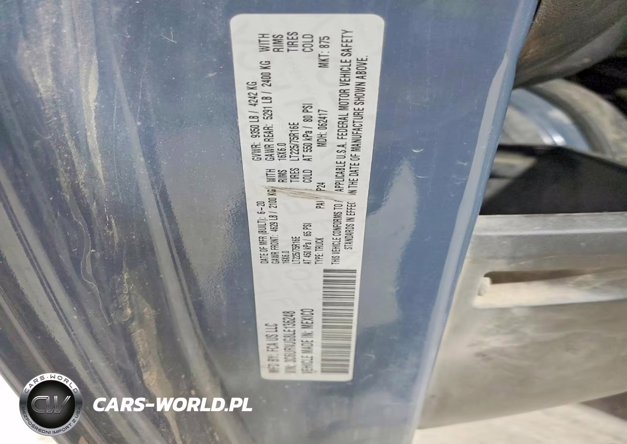 2020 Ram Promaster 3500 Delivery Van VIN:3C6URVJG8LE136248 - 13