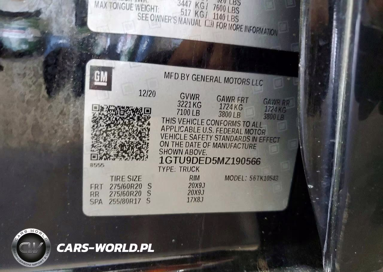 2021 GMC Sierra K1500 Slt VIN:1GTU9DED5MZ190566 - 13