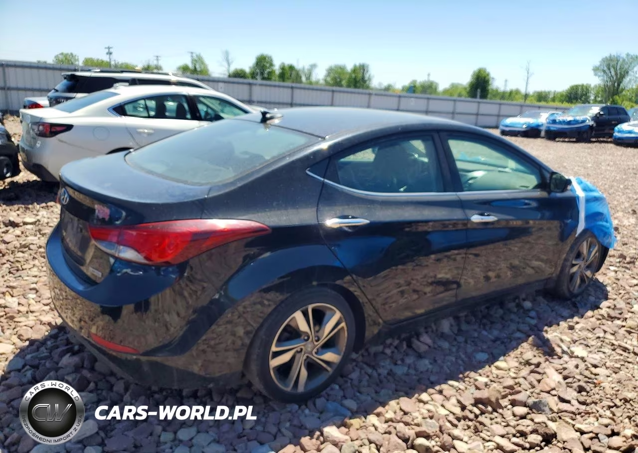 2015 Hyundai Elantra Limited VIN:5NPDH4AE7FH546978 - 3