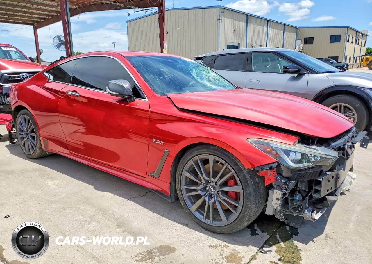 2017 Infiniti Q60 Red Sport 400 VIN:JN1FV7EK3HM610349 - 4