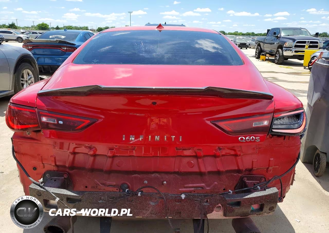 2017 Infiniti Q60 Red Sport 400 VIN:JN1FV7EK3HM610349 - 6