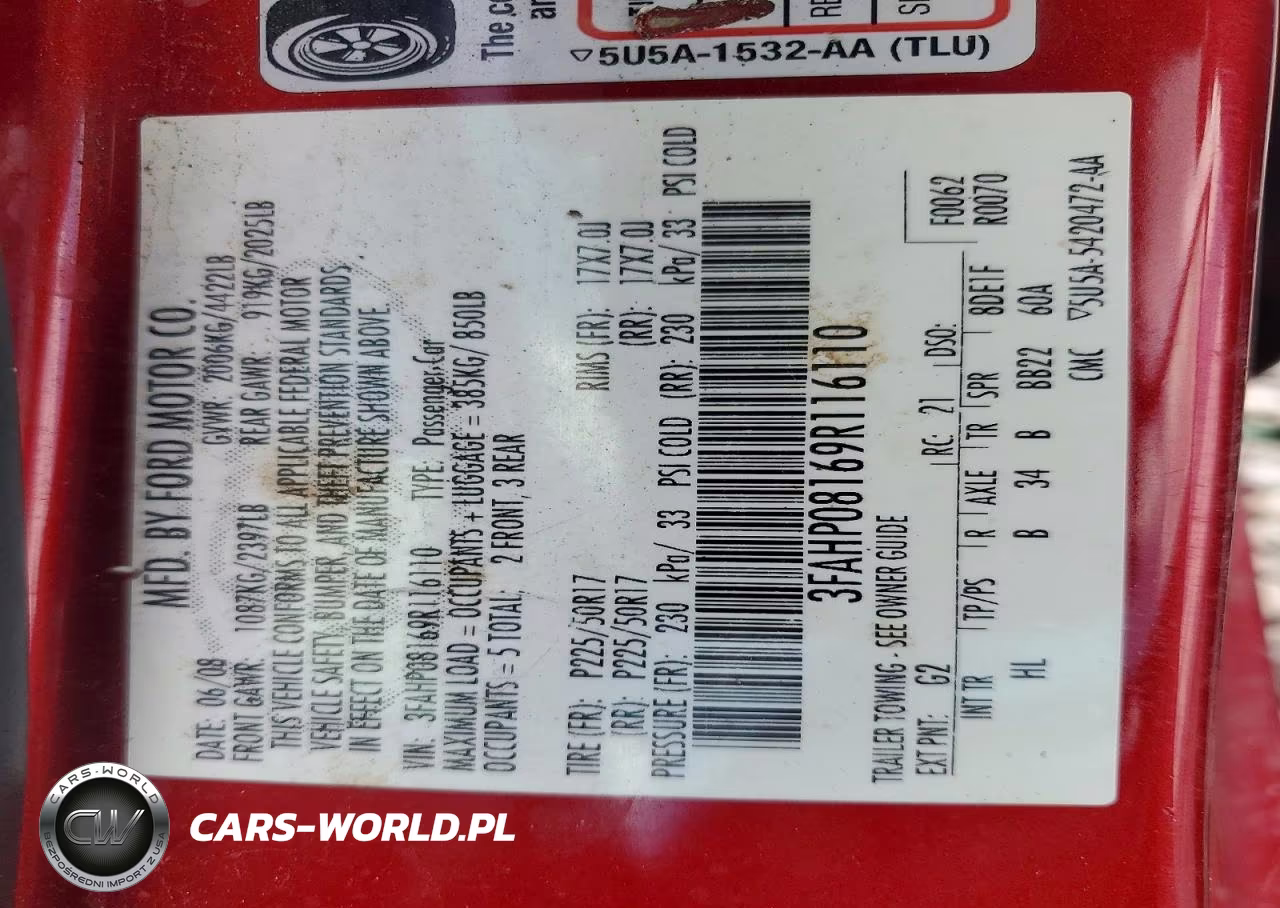 2009 Ford Fusion Sel VIN:3FAHP08169R116110 - 12