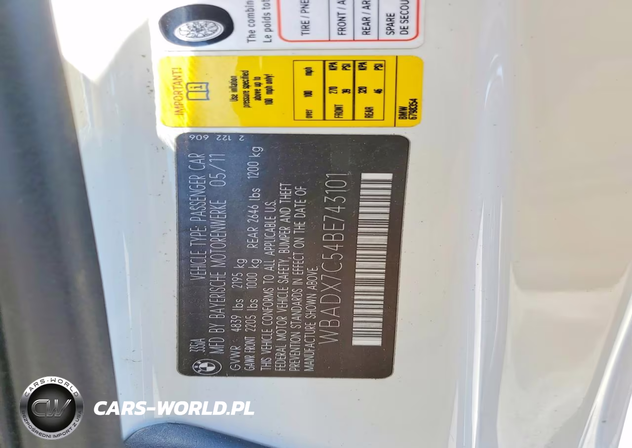 2011 BMW 335 I VIN:WBADX7C54BE743101 - 12