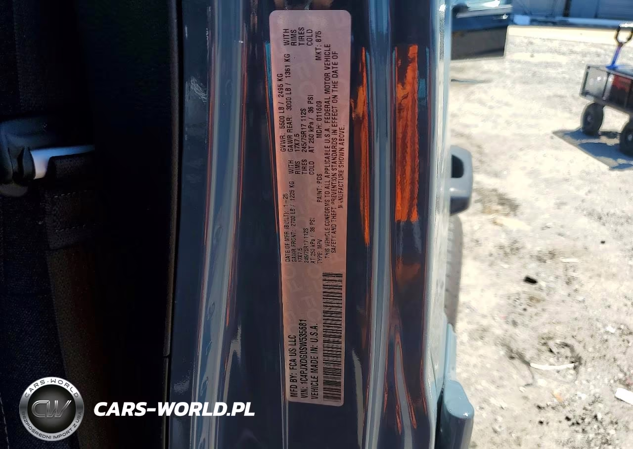 2025 Jeep Wrangler Sport VIN:1C4PJXDG0SW535681 - 14