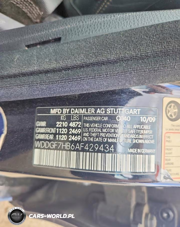 2010 Mercedes-Benz C 63 Amg VIN:WDDGF7HB6AF429434 - 12