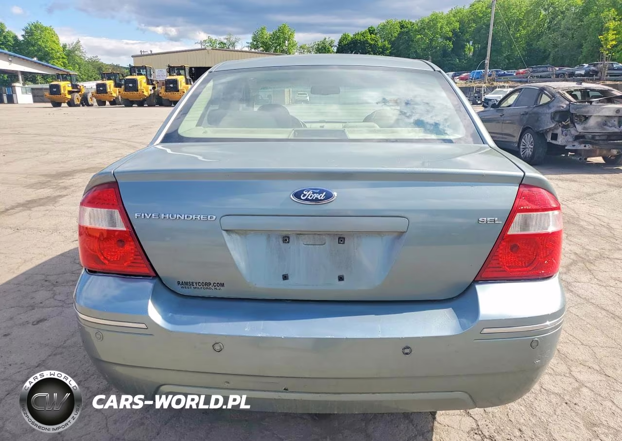 2006 Ford Five Hundred Sel VIN:1FAHP24166G184427 - 6