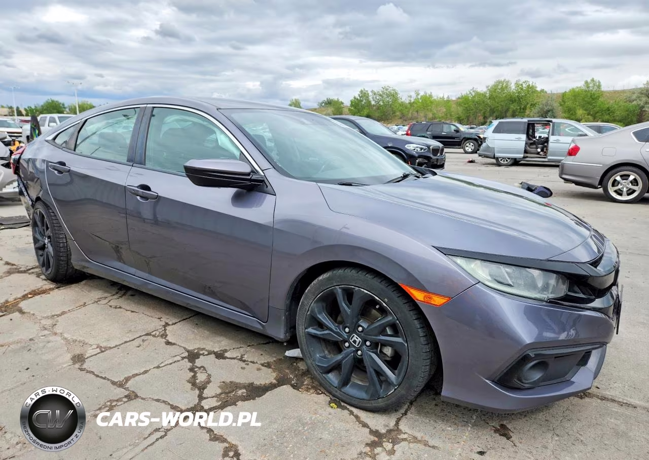 2019 Honda Civic Sport VIN:19XFC2E81KE003589 - 4