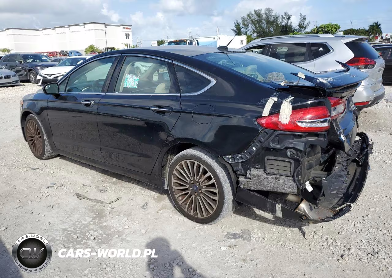 2018 Ford Fusion Titanium-Platinum VIN:3FA6P0D93JR155177 - 2